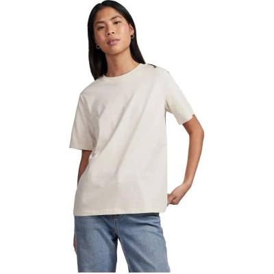 Тениска Pieces Ria Solid short sleeve T-shirt - Beige (Birch)