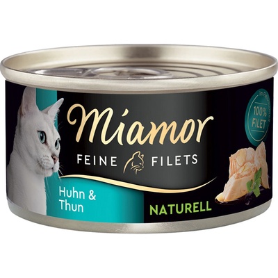 Miamor Feine Filets Naturelle kuracie a tuniak 12 x 80 g