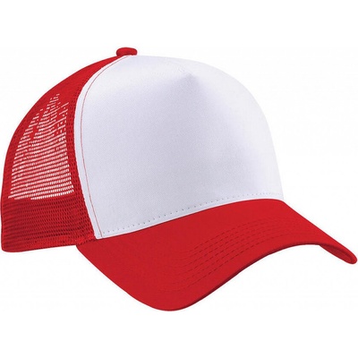 Beechfield Snapback Trucker ČERVENÁ/BIELA