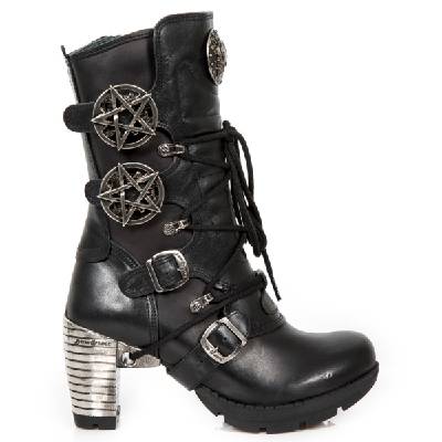 дамски ботуши new rock - itali negro, nomada negro, черни - m. tr099-c1