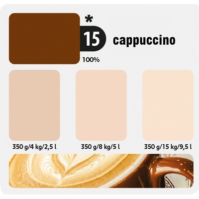 Kittfort Color Line 2v1 tekutá tónovací a malířská barva 15 Cappuccino 350 g