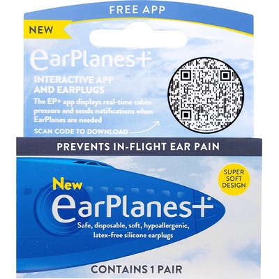 EarPlanes špunty do letadla velké -20 dB 1 pár