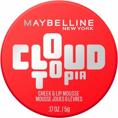 Maybelline Multifunkční pěna na rty a tváře CloudTopia Mousse 03 Divine Crimson 5 g