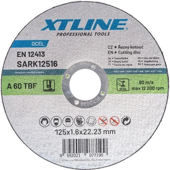Xtline Kotouč řezný 125 x 1,6 x 22,2 mm SARK12516