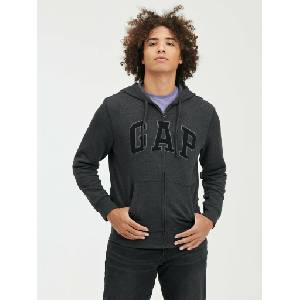 GAP Суитшърт с цип и лого на Gap GAP | Siv | МЪЖЕ | XS - zoot - 88,68 лв