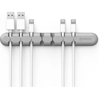 ORICO Органайзер за кабели Orico CBS7-GY, разделен на 7 части, сив (CBS7-GY)