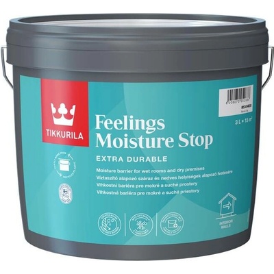 TIKKURILA DECO FEELINGS MOISTURE STOP Nátěr proti vlhkosti 3 l
