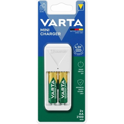 VARTA Mini Charger + 2x AA 2100 mAh 57656101451 – Hledejceny.cz