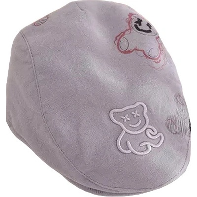 dětský baret Bear šedá