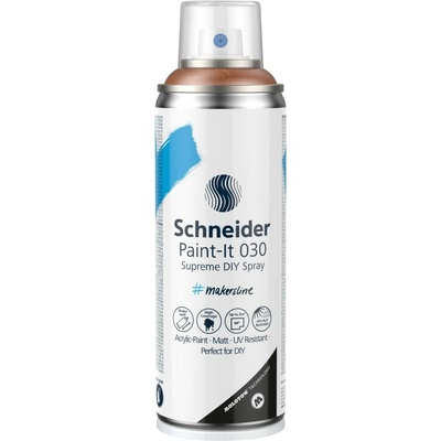 Schneider akrylový sprej 200 ml medený metalický