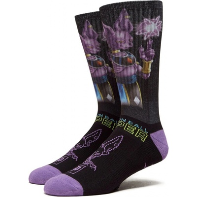 Primitive DRAGON BALL SUPER BEERUS ORB SOCKS Black