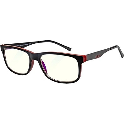 GLASSA Blue Light Blocking Glasses PCG 02, dioptrie: +0.00 červená