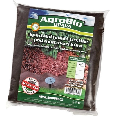 AgroBio netkaná textilie 1,6 x 5 m 50 g/m² hnědá