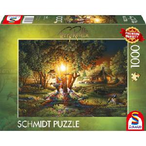 Schmidt Spiele Пъзел Schmidt от 1000 части - Пролетта в цялото ѝ великолепие (58547)