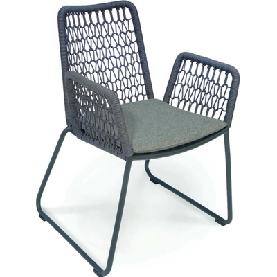 Fischer Möbel Záhradná stolička WING light 2763AS, antracit