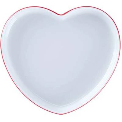 RAK Porcelain Cliché miska ve tvaru srdce červená 50 cl