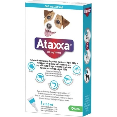 Ataxxa pro psy od 4 do 10 kg 500 100 mg