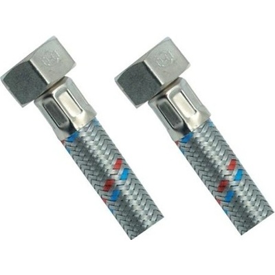 Flexibilná nerezová hadica 1/2"x 3/8"FF-vnútorný/vnútorný závit 50cm