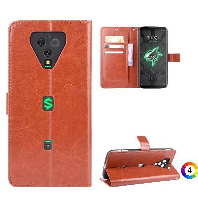Black Shark 3 Pro Magnetic Wallet Кожен Калъф и Протектор