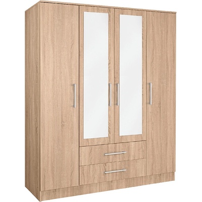 Matis Гардероб iva 4k2f с огледало дъб