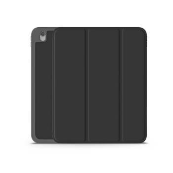 DEVIA Калъф за таблет Apple iPad 10.9 (2022) (Smart Case) с функция за включване/изключване, Apple Pencil holder - Devia Rosy Series Leather Case With Pencil Slot - черен (ST378270) (ST378270)