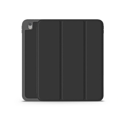 DEVIA Калъф за таблет Apple iPad 10.9 (2022) (Smart Case) с функция за включване/изключване, Apple Pencil holder - Devia Rosy Series Leather Case With Pencil Slot - черен (ST378270) (ST378270)