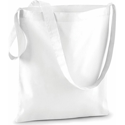 Westford Mill Nákupná taška s dlhým popruhom WM107 White 34x40 cm