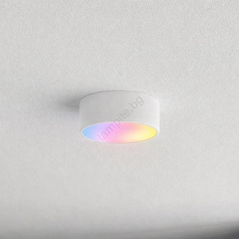 Brilagi - LED RGBW димируемо таванно осветително тяло за баня CLARE 1xE27/9W/230V IP54 Wi-Fi бяло (LEDBG0818)