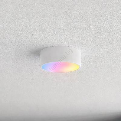 Brilagi - LED RGBW димируемо таванно осветително тяло за баня CLARE 1xE27/9W/230V IP54 Wi-Fi бяло (LEDBG0818)