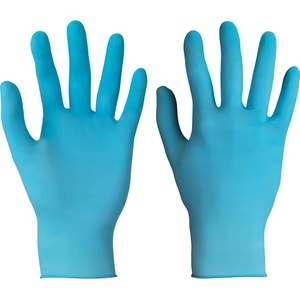 CERVA Ansell touch n tuff blue 92-670 / Нитрилни ръкавици за еднократна употреба без пудра (100 бр. /кутия) - сини 8 (0109002299080)