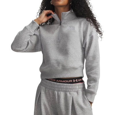 Under Armour Rival Fleece Script HZ Šedá