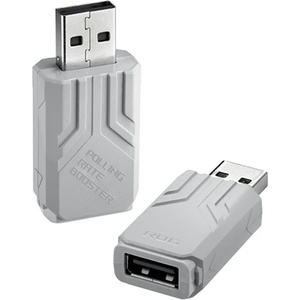 ASUS ROG Polling Rate Booster White Високоскоростен безжичен приемник (90MP03T0-BRUA10)