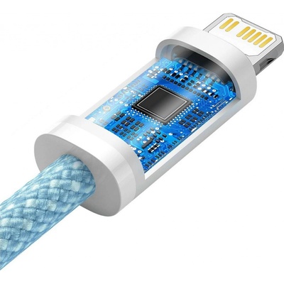 Baseus CALD000003 USB-C pre sériu Lightning, 20 W, 1m, modrý