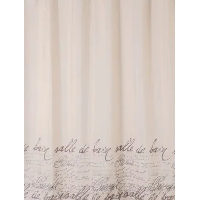 BISK ЗАВЕСА ЗА БАНЯ ТЕКСТИЛ 180х200 ПЕЧАТ БЕЖ (71106879)