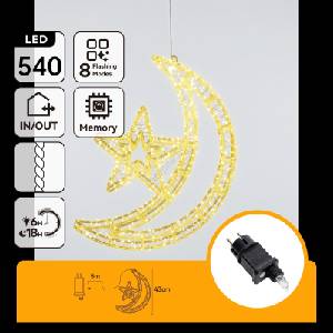 Aigostar - LED Външна коледна украса 540xLED/6W/230V IP44 топла бяла 45cm (AI2431)