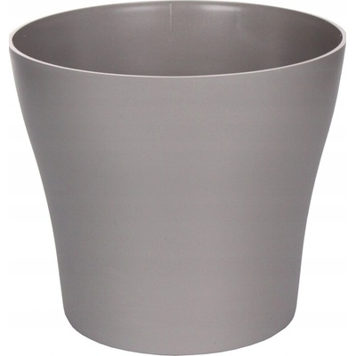 Plastkon Kvetináč plast sivý 24 x 24 x 20,5 cm