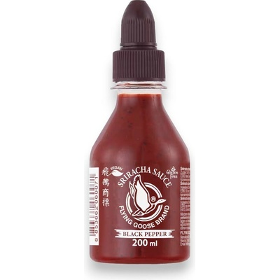 Flying Goose Sriracha chilli omáčka s černým pepřem 200 ml