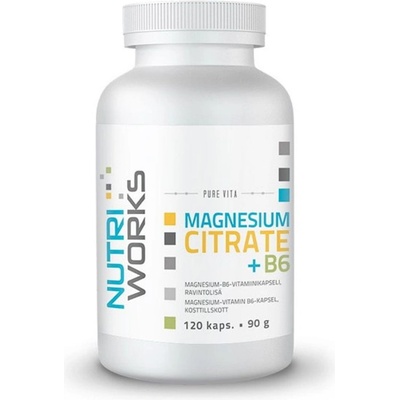 NutriWorks Magnesium Citrate + B6 120 tablet
