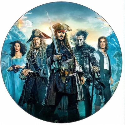 Jedlý papír Jack Sparrow piráti 19,5 cm - Pictu Hap