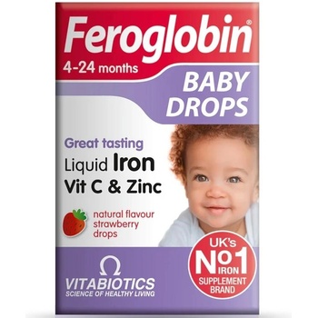 Vitabiotics Feroglobin Капки, ягода, 30 ml, Vitabiotics (5021265251858)