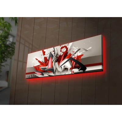 ASIR Obraz na plátně s led osvětlením GRAFFITI 30 cm
