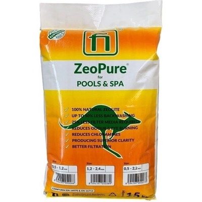 BazenyShop Filtračná náplň Zeolit ZeoPure - 0,5-1,2 mm