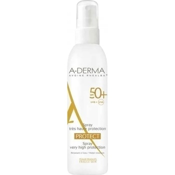 A-DERMA Спрей за висока защита срещу слънцето SPF 50 , A-Derma Protect Spray , SPF50+ 200ml