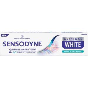 Sensodyne Clinical White Enamel Strengthening, паста за зъби за чувствителни зъби