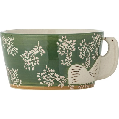 Bloomingville Kameninová miska Hezha zelená keramika 460 ml – Zboží Dáma