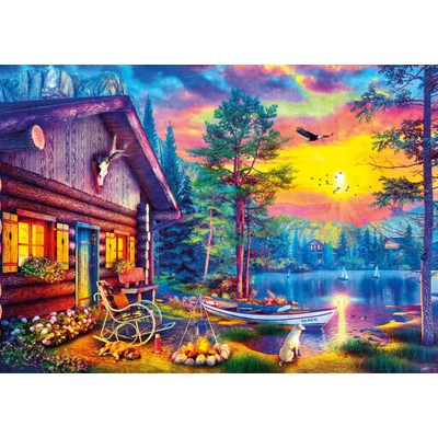 KS Games - Puzzle Dominic Davison: Evening Sunset Cabin - 1 000 piese