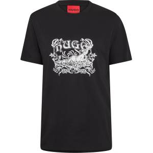 HUGO Блуза с яка HUGO Men's Diwom Short Sleeve Polo Shirt - Black