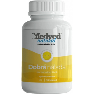 Herbarium Projekt Dobrá nálada Medveď natural 30 kapsúl