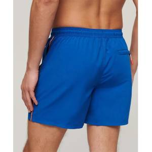 Superdry Бански гащета Superdry Sportswear Emb 15´´ swimming shorts - Blue (Voltage Blue)