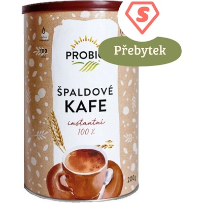 ProBio ŠPALDOVÉ KAFE 100% INSTANTNÍ BIO 200 g – Zboží Dáma